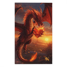 Hearts of Fire Dragon Fantasy | Mix & Match Soft Fun-Flirty Lovers’ Towels