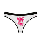 Wake Up & Slay | Mix & Match Women’s Fun-Flirty Lovers’ Thongs