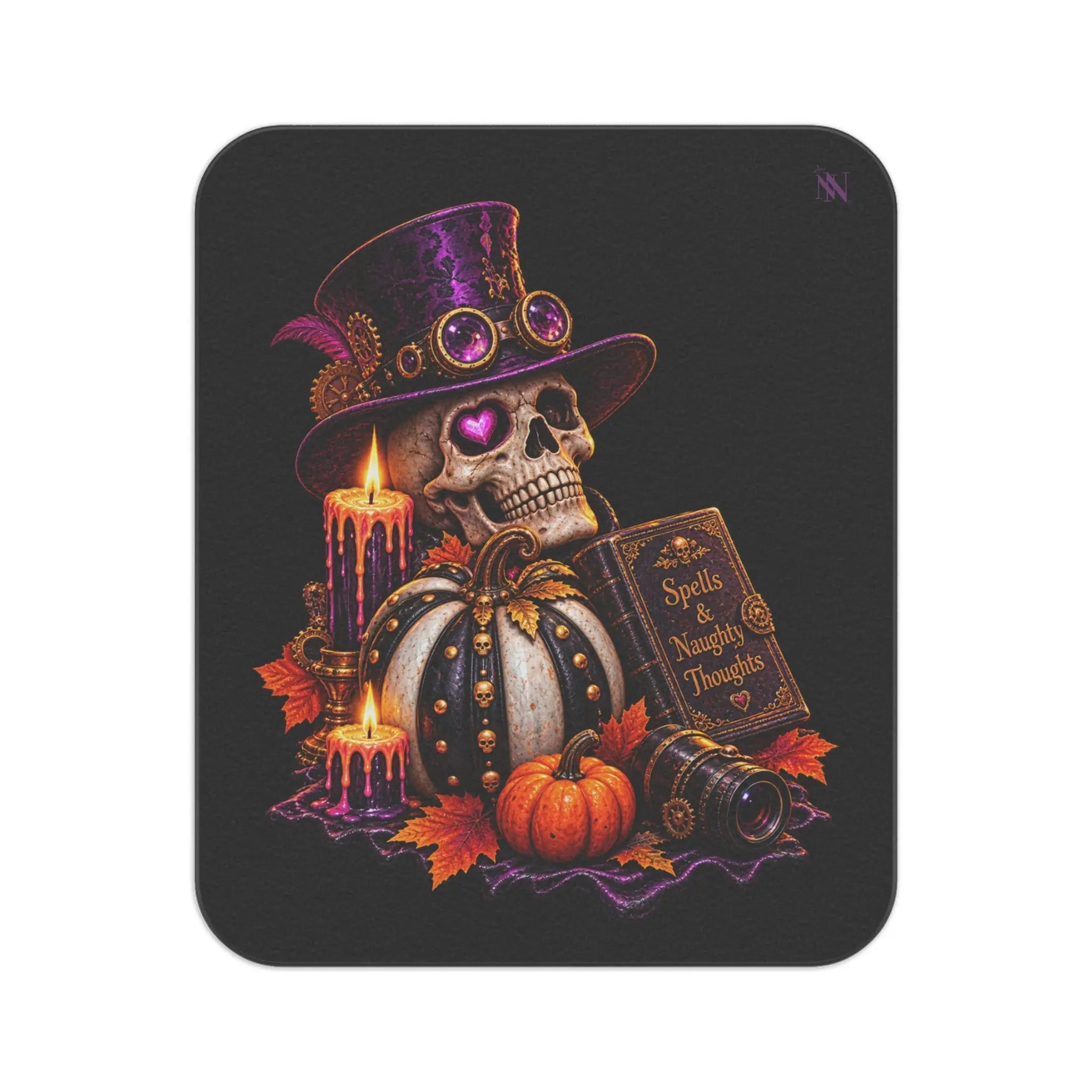 Spells & Naughty Thoughts Skull | Nectar Napkins Fun-Flirty Lovers’ Sex Blankets