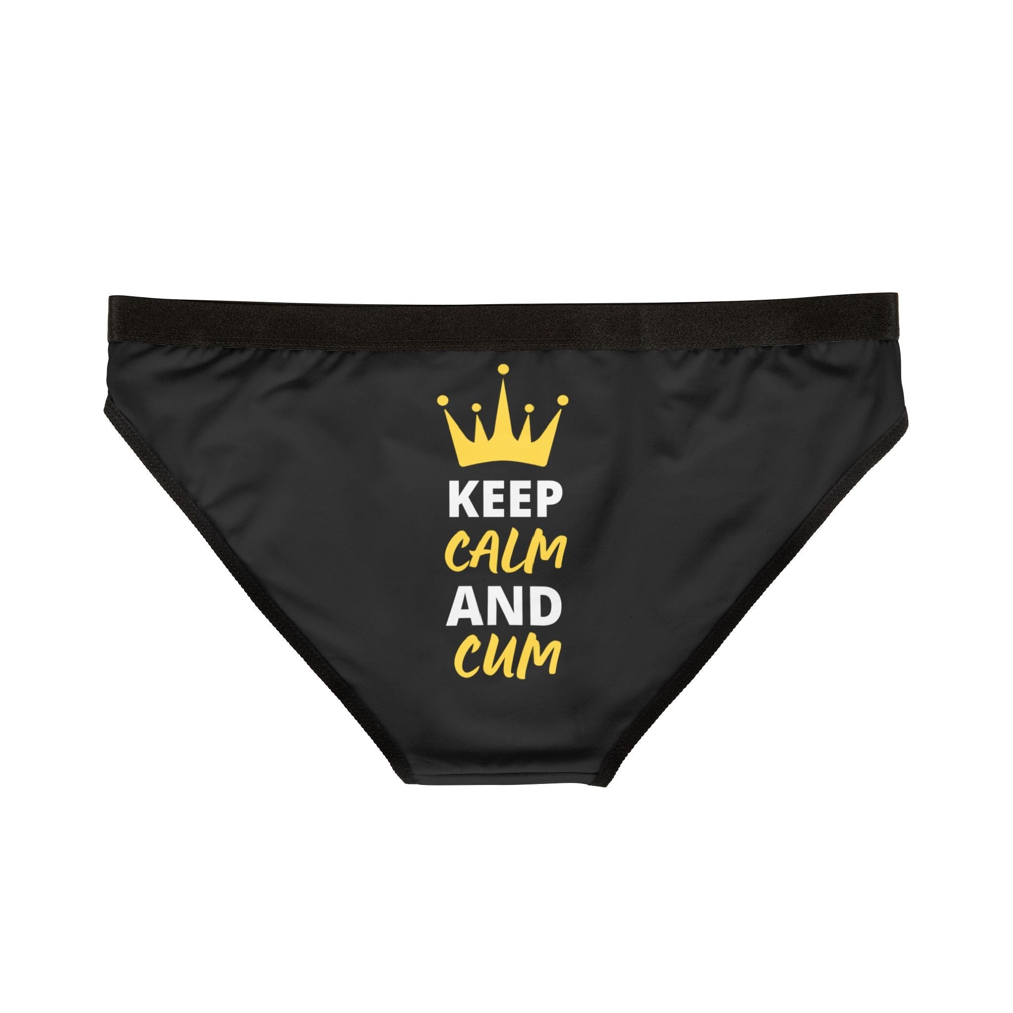 Keep Calm & Cum Queen King | Mix & Match Women’s Fun-Flirty Lovers’ Panties