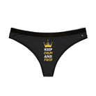 Keep Calm & Fuck Queen King | Mix & Match Women’s Fun-Flirty Lovers’ Thongs