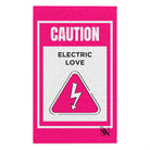 Caution Electric Love Sex Towel