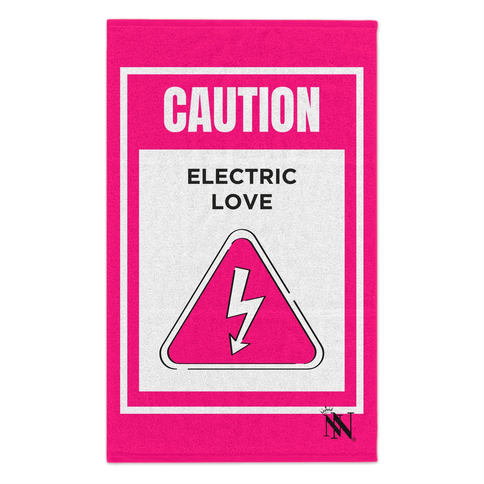 Caution Electric Love Sex Towel