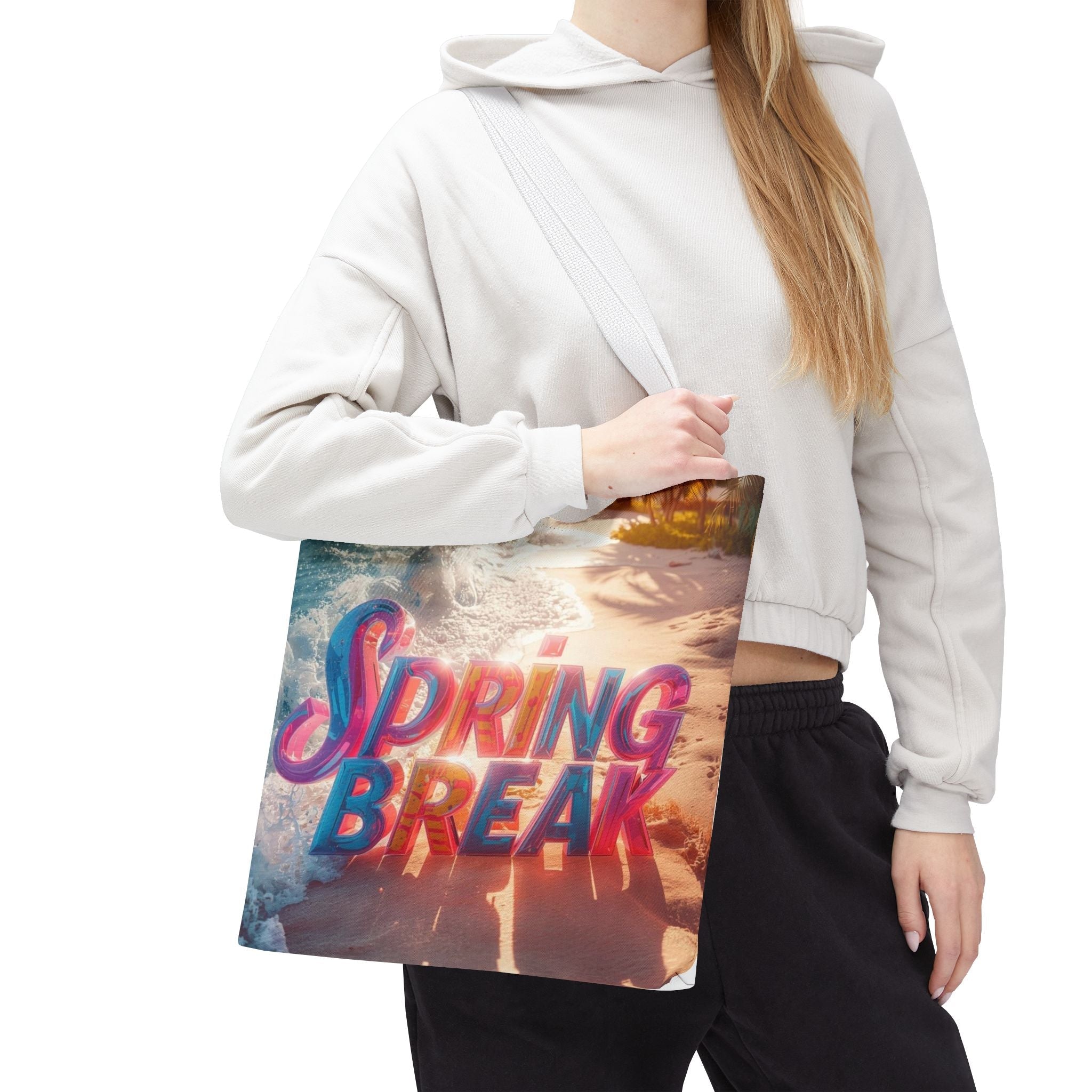 Spring Break Beach Fun Everyday Cute Tote Bag
