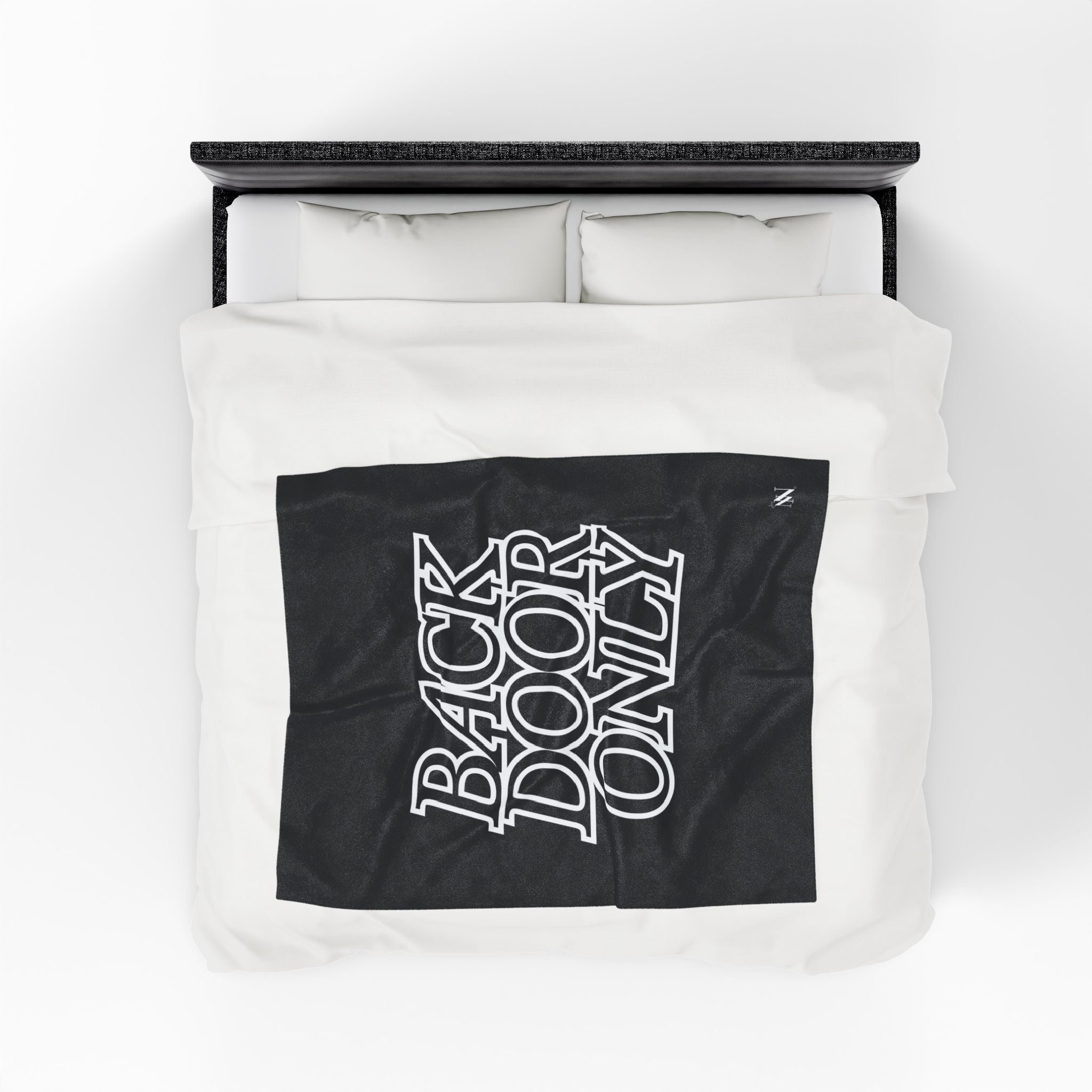 Back Door Only | Mix & Match Velveteen Fun-Flirty Lovers’ Blankets