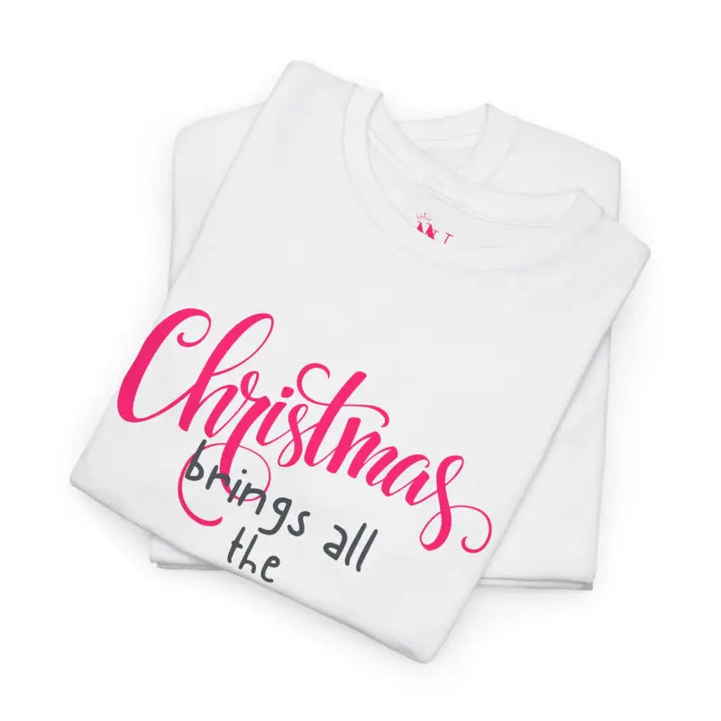 Christmas Brings the Ho’s | Mix & Match 100% Cotton Unisex Fun-Flirty Lovers’ Tees