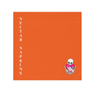Nectar Napkins Brand Orange Microfiber Nut Rag