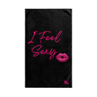 I Feel Sexy Kiss Mark Cum Towel
