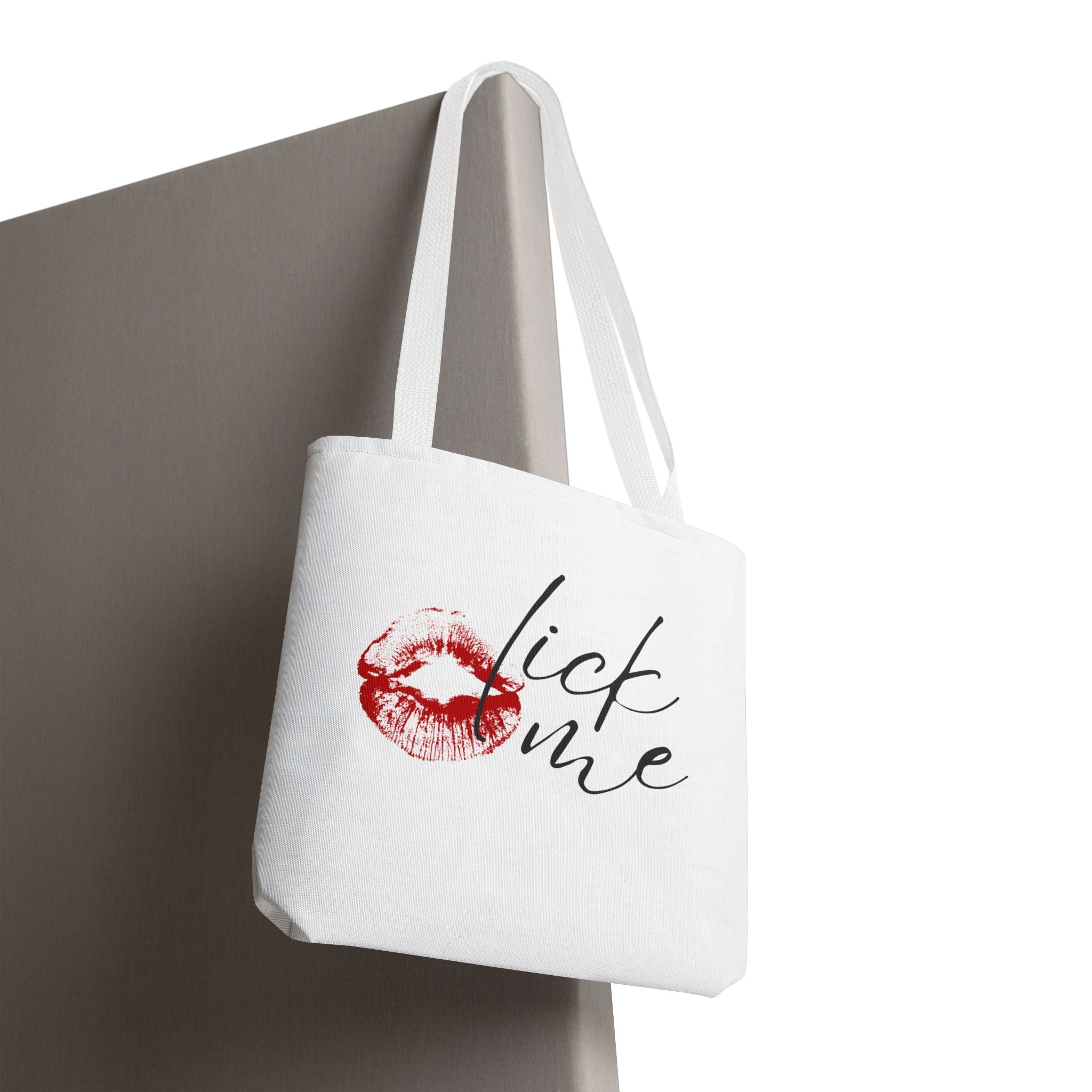 Lick Me with a Kiss Tote Bag