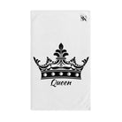 Large Crown Queen White Cum Towel