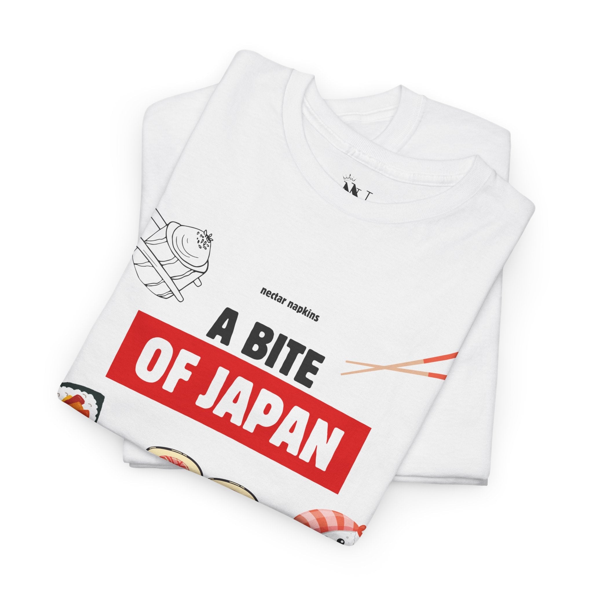 A Bite Of Japan | Mix & Match 100% Cotton Unisex Fun-Flirty Lovers’ Tees