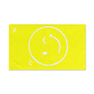 Wink Emoji Neon Yellow | Mix & Match Classic Fun-Flirty Lovers’ Towels