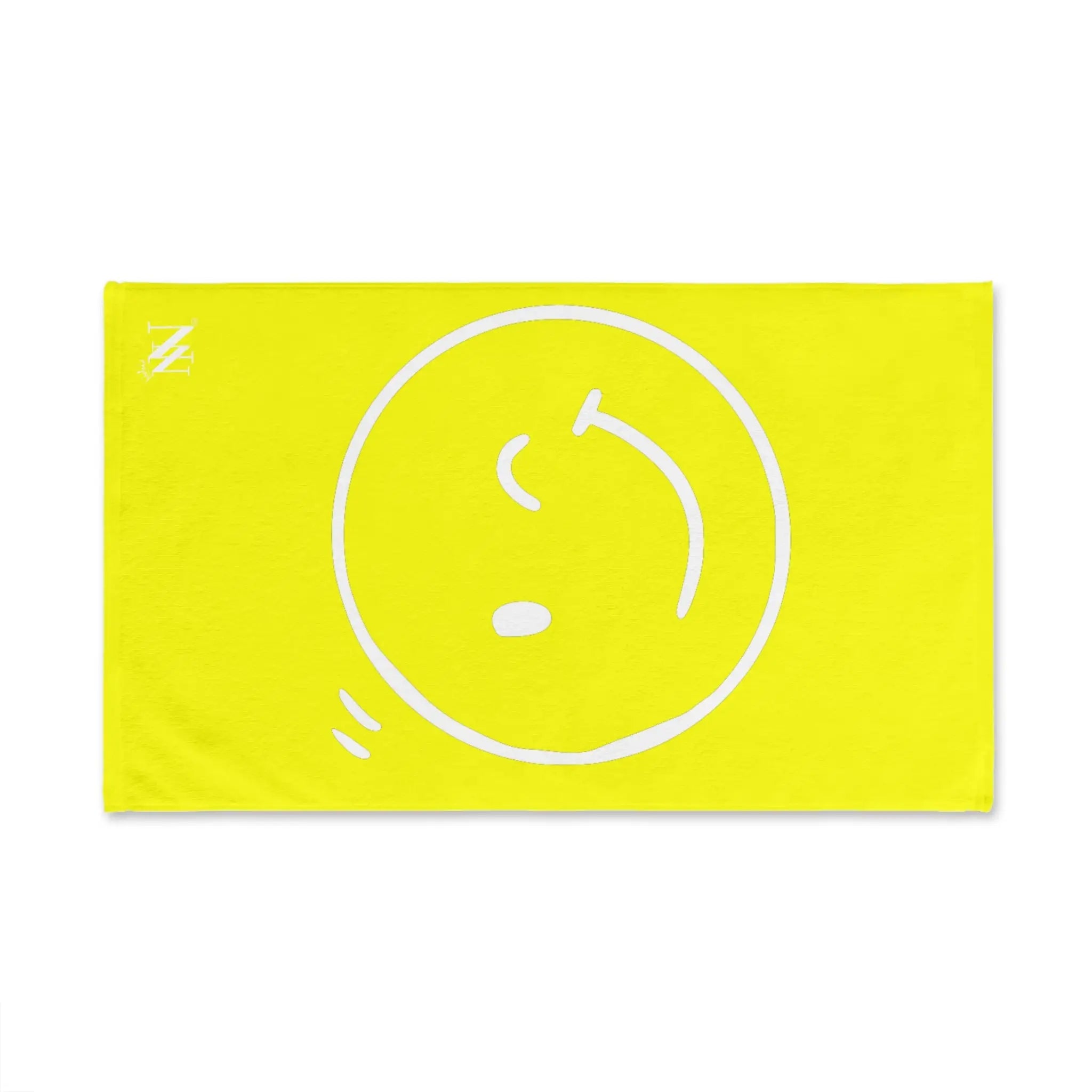 Wink Emoji Neon Yellow Cum Towel