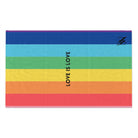 Love is Love Rainbow | Mix & Match Soft Fun-Flirty Lovers’ Towels