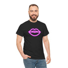 Her Lips Neon Romantic Couples Sex Gifts 100% Cotton T-Shirt