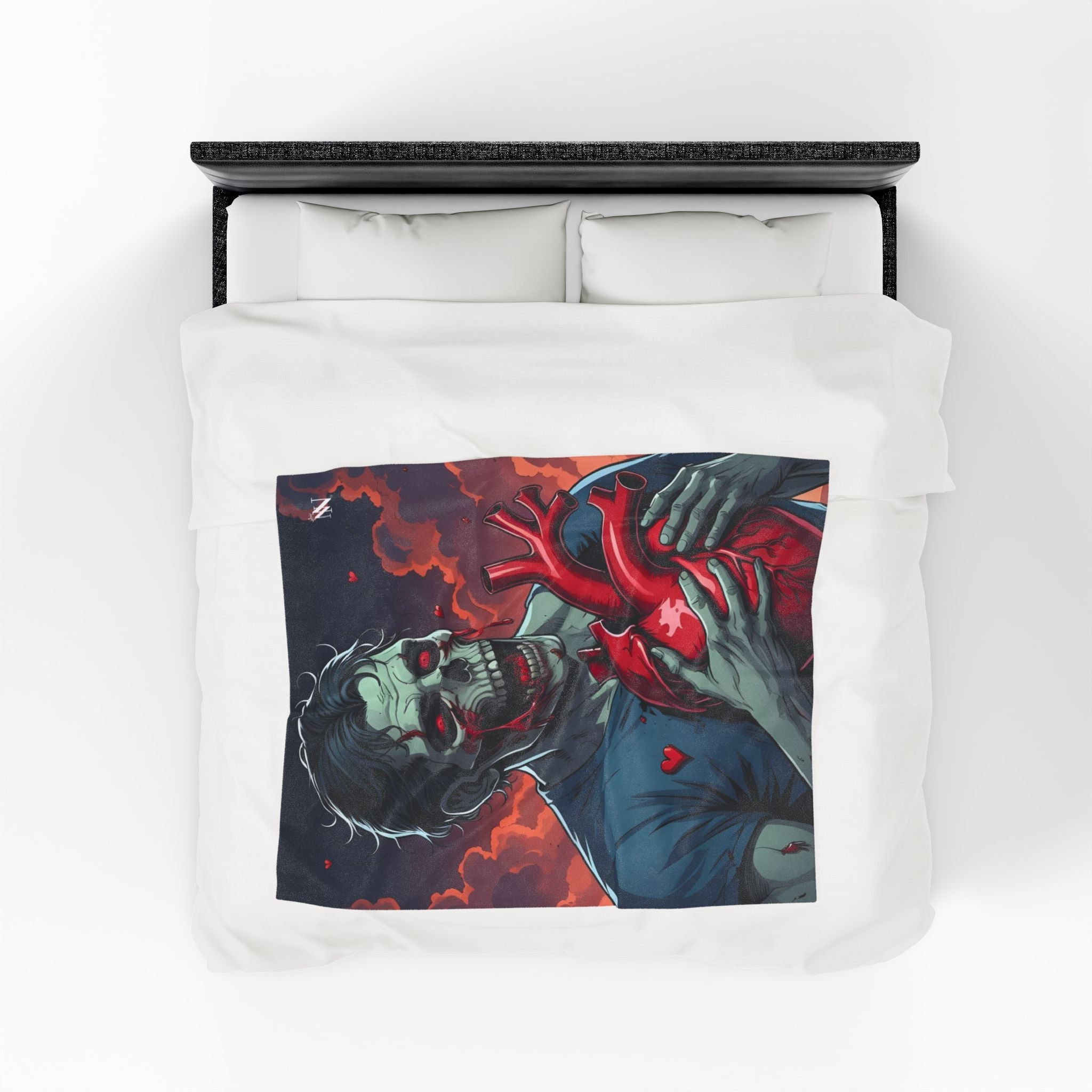Have My Zombie Heart | Mix & Match Soft Fun-Flirty Lovers’ Blankets
