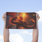 Hearts of Fire Dragon Fantasy | Mix & Match Soft Fun-Flirty Lovers’ Towels