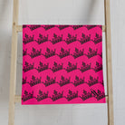 Crown Queen Pattern Signature Pink Cum Towel