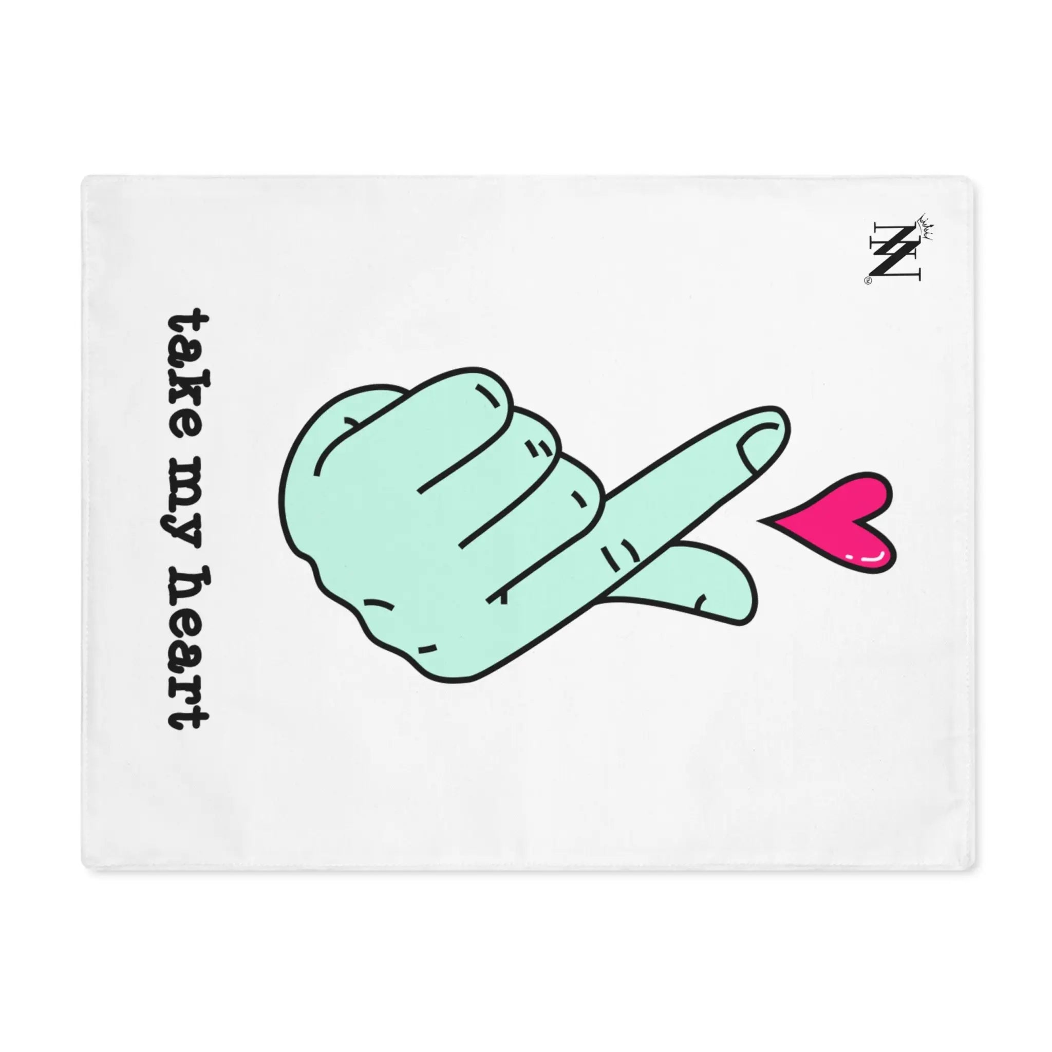Take My Heart | Nectar Napkins Fun-Flirty Lovers’ Toy Mats
