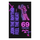 Sixty-Nine Forever Neon | Mix & Match Soft Fun-Flirty Lovers’ Towels