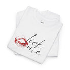 Lick Me with a Kiss | Mix & Match Cotton Unisex Fun-Flirty Lovers’ T-Shirts