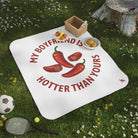 My Boyfriend is Hotter Than Yours Pepper | Mix Match Fun-Flirty Lovers’ Water-Resistant Blankets