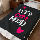 Let’s Cum Mood Hearts Romantic Sex Gifts Blanket