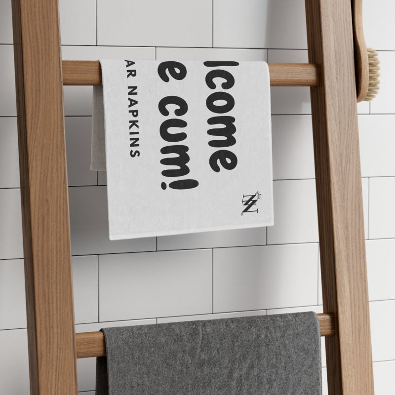 Welcome Little Cum! | Mix & Match Soft Fun-Flirty Lovers’ Towels