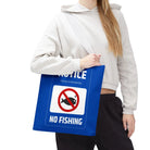 No Fishing Sign | Nectar Napkins Fun-Flirty Lovers’ Totes