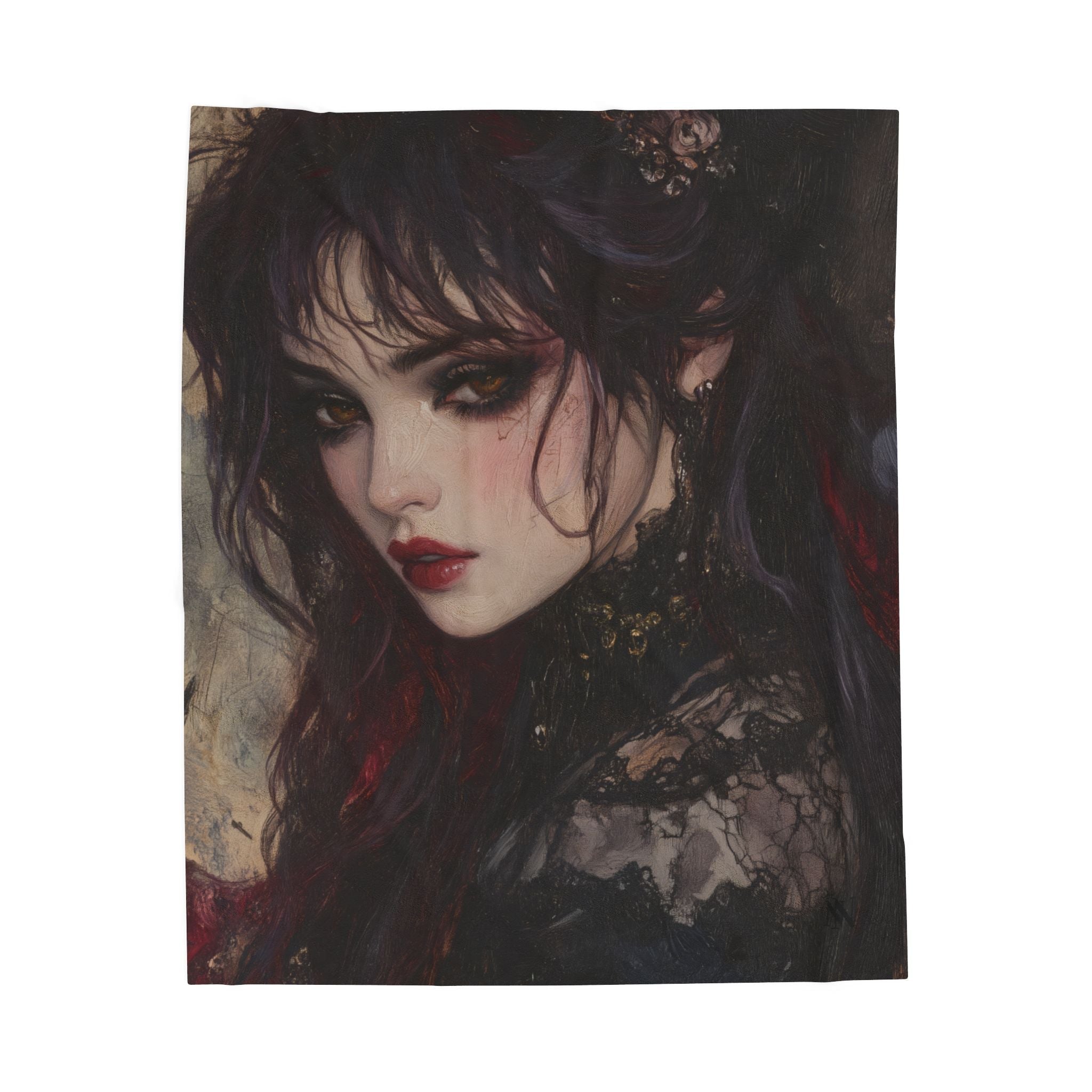 She is Darkness | Mix & Match Soft Fun-Flirty Lovers’ Blankets