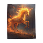 Fire Storm Unicorn | Mix & Match Velveteen Fun-Flirty Lovers’ Blankets