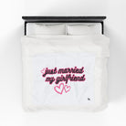 Just Married My Girlfriend | Mix & Match Soft Fun-Flirty Lovers’ Blankets