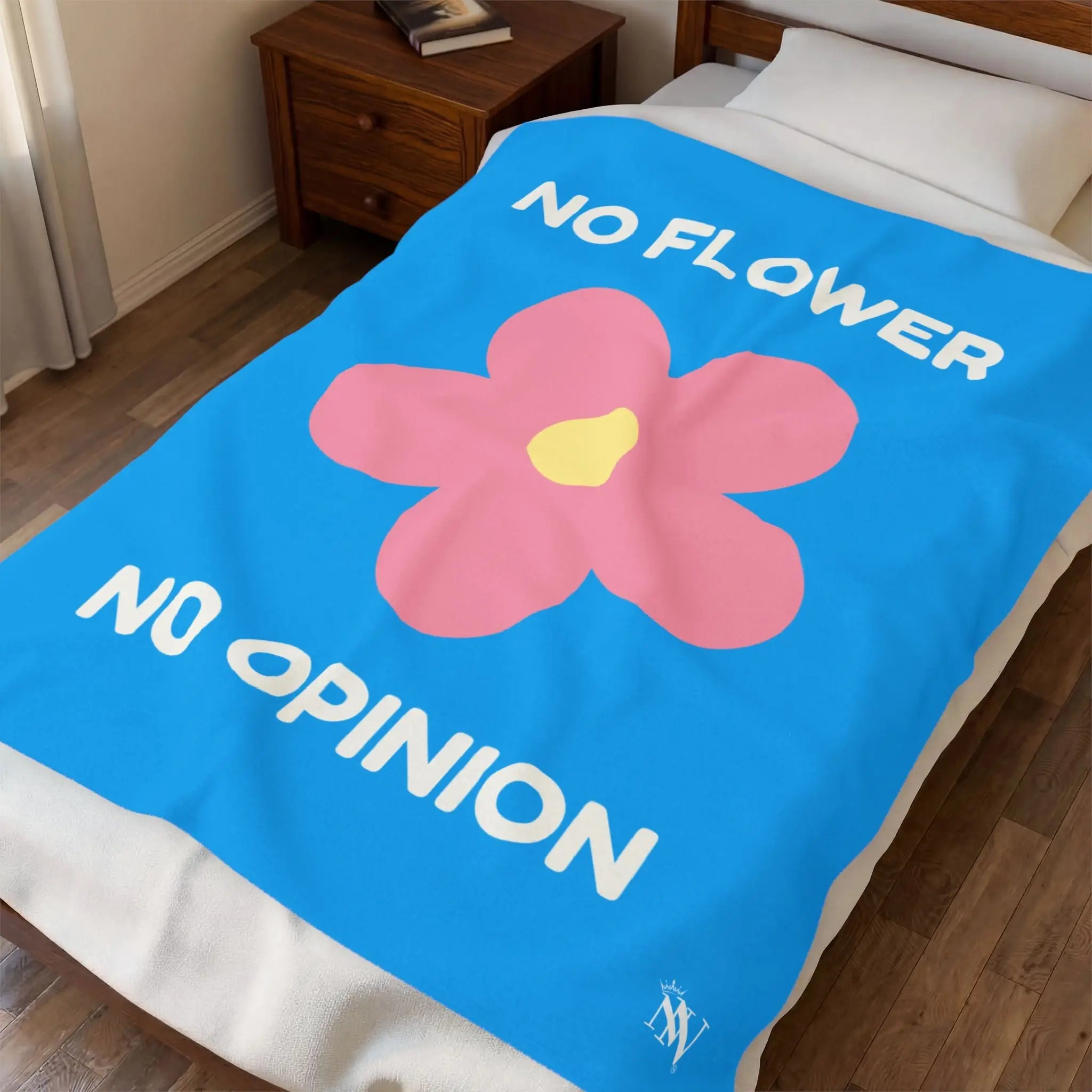 No Flower No Opinion Blanket