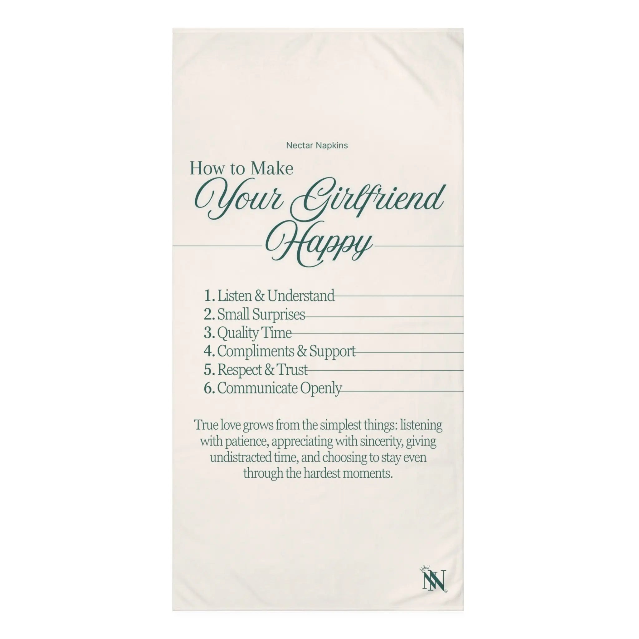 How to Make Your Girlfriend Happy | Mix & Match XL Fun-Flirty Lovers’ Towels