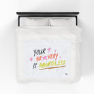 Your Bravery is Boundless | Mix & Match Velveteen Fun-Flirty Lovers’ Blankets