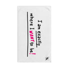 Exactly Where I Want To Be! | Mix & Match Original Fun-Flirty Lovers’ Towels