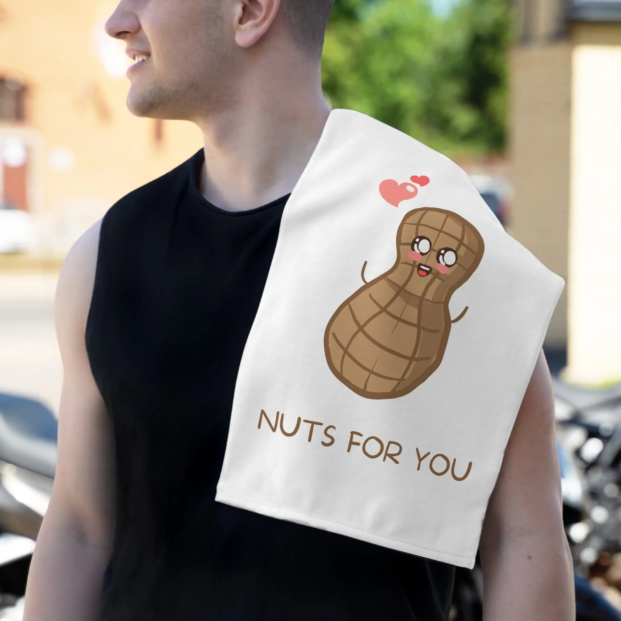 Nuts for You | Mix & Match Soft Fun-Flirty Lovers’ Towels