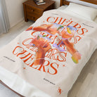 Cheers Cocktail Lovers’ | Mix & Match Soft Fun-Flirty Lovers’ Blankets