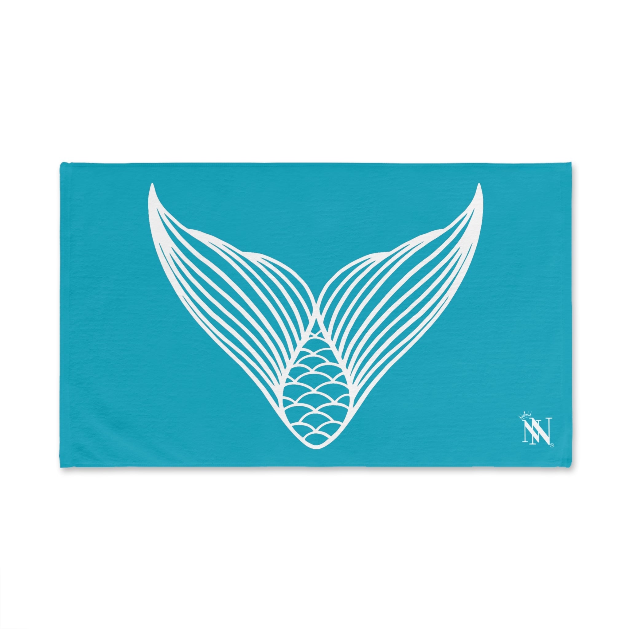 Mermaid Tail Teal Cum Towel