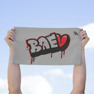 Dripping Bae Love Light Grey | Mix & Match Soft Fun-Flirty Lovers’ Towels