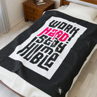 Work Hard. Stay Humble | Mix & Match Soft Fun-Flirty Lovers’ Blankets