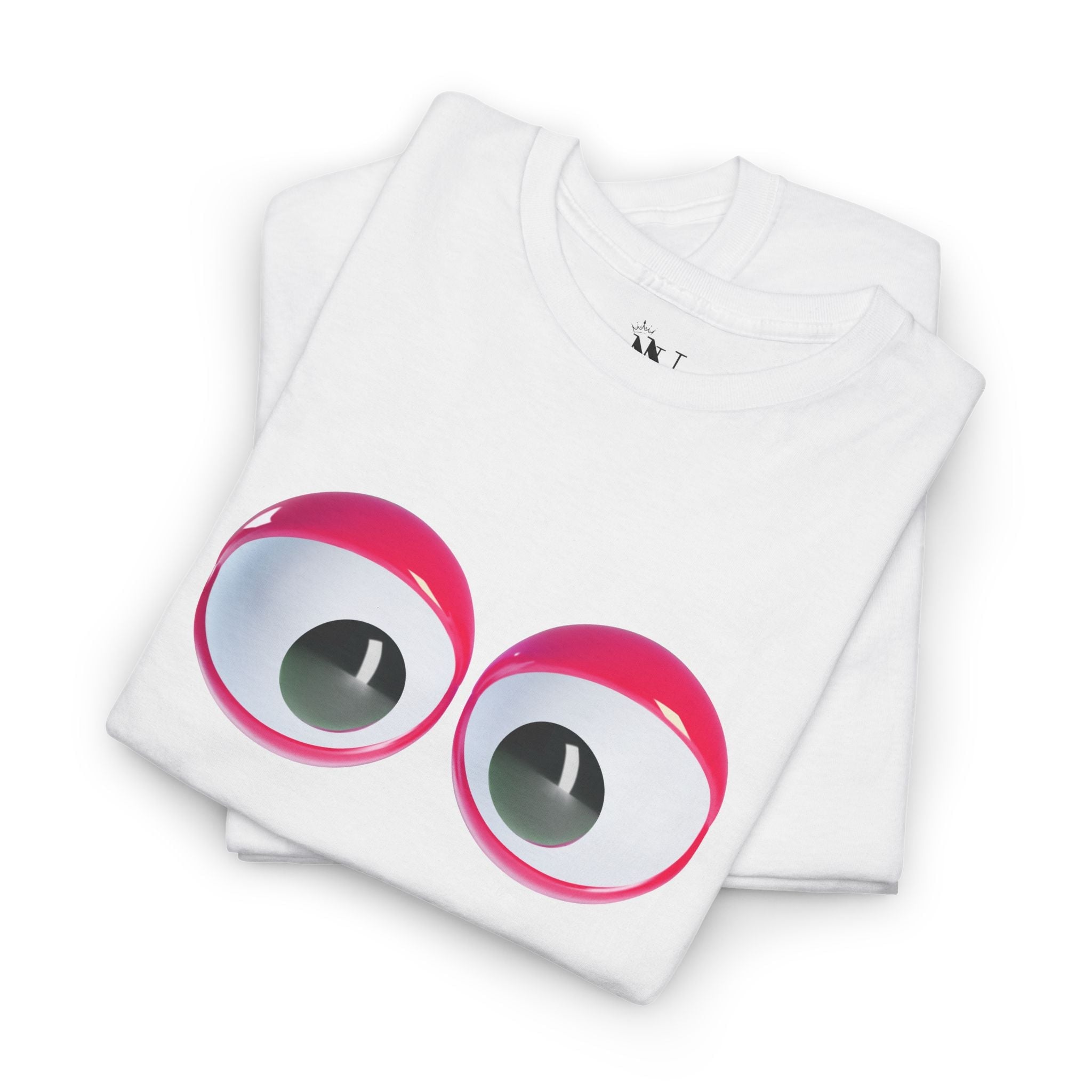 Wobbly Eyes | Mix & Match Cotton Unisex Fun-Flirty Lovers’ T-Shirts
