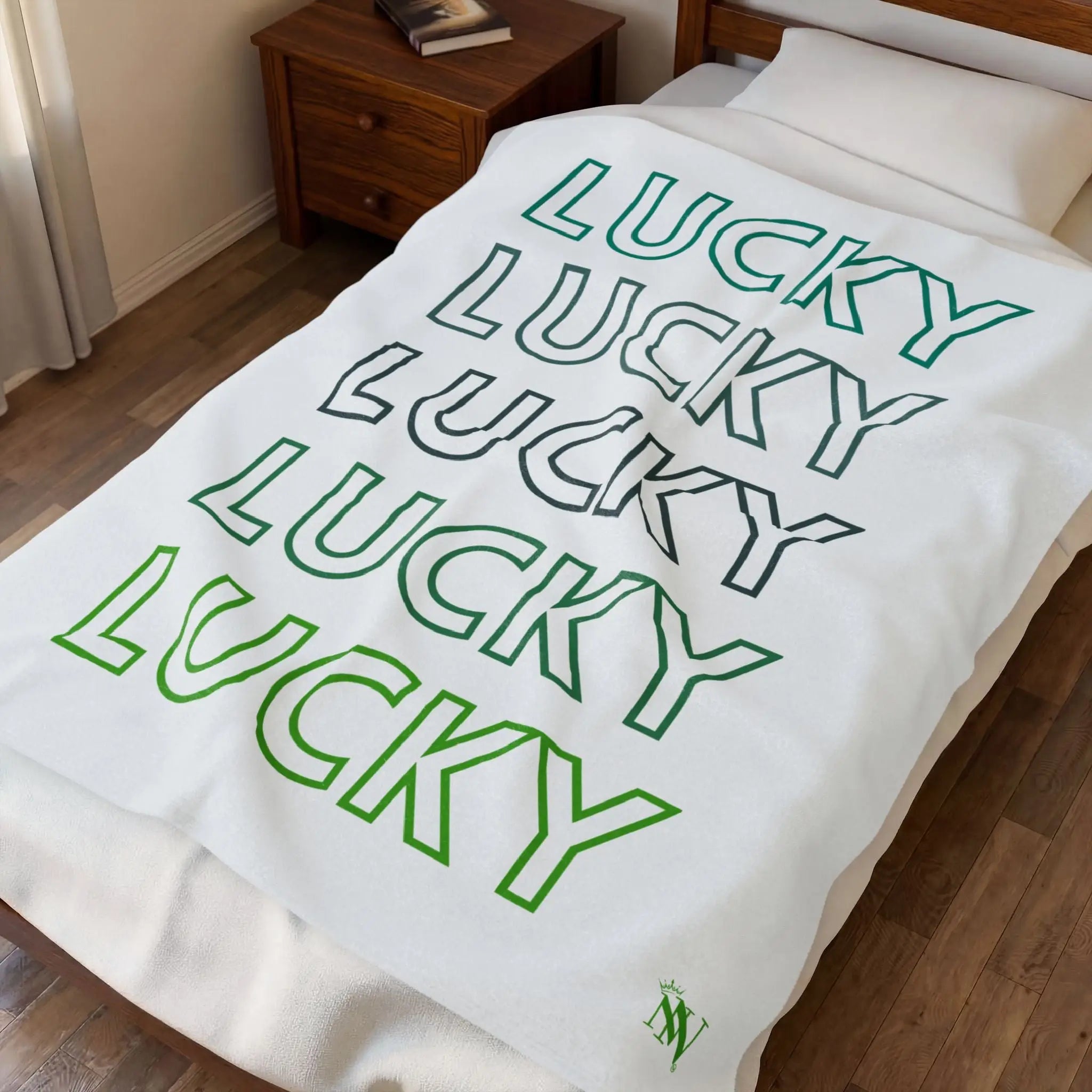 Lucky Multiple Times St. Patrick’s Day Couples Gifts Sexy Lovers’ Silky Soft Blanket