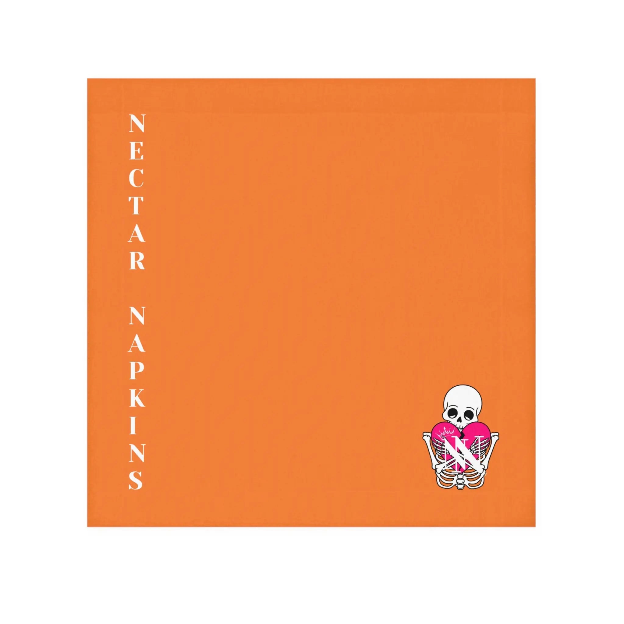 Nectar Napkins Brand Crusta Bright Orange Microfiber Nut Rag