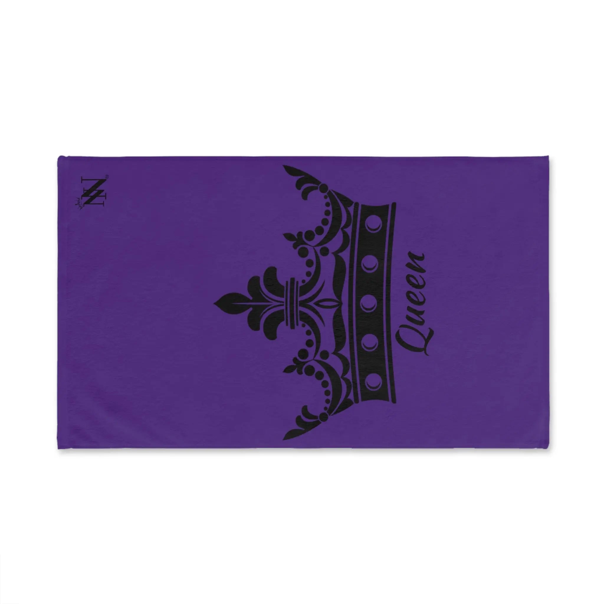 Large Crown Queen Purple Cum Towel