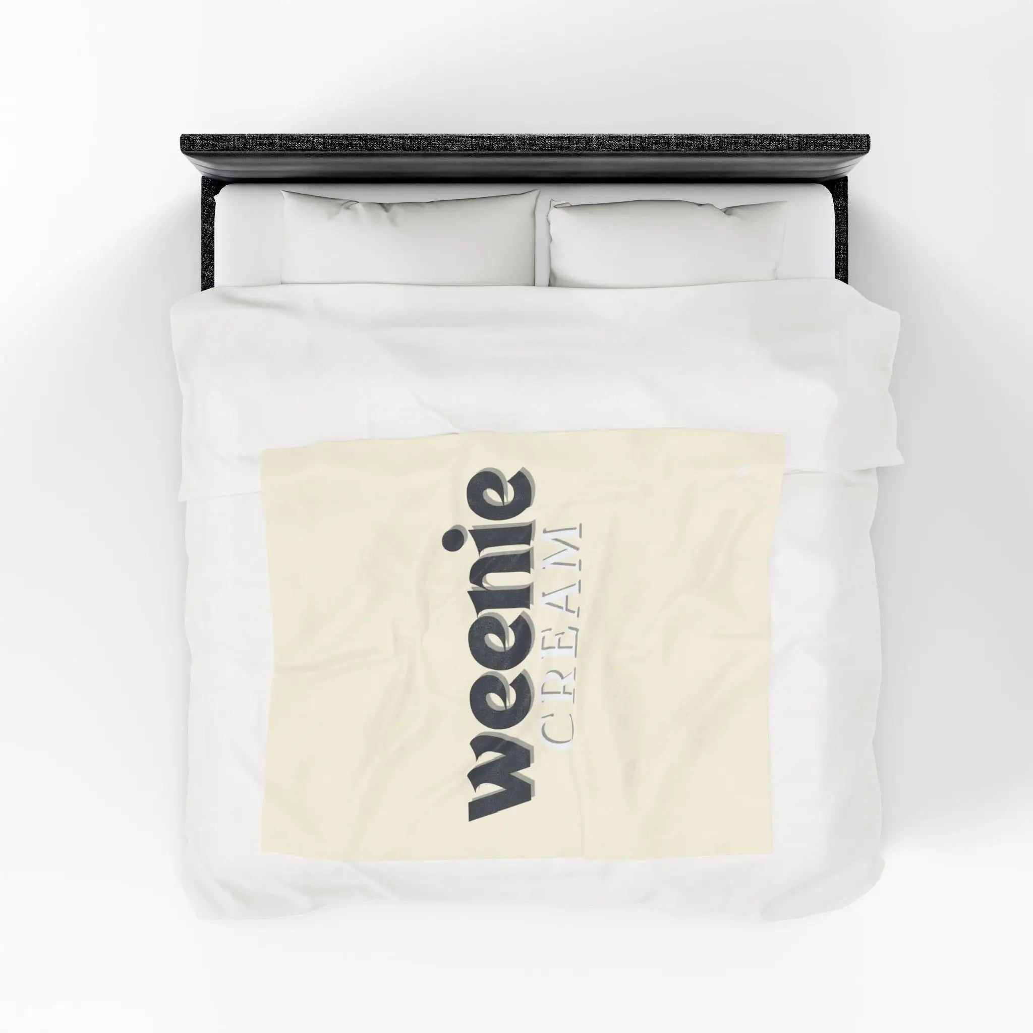 Weenie Cream | Mix & Match Velveteen Fun-Flirty Lovers’ Blankets