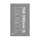 The Dream is Real Gray | Nectar Napkins Classic Fun-Flirty Lovers’ Colored Towels