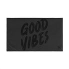 Good Vibes Bubble Print Dark Grey | Mix & Match Classic Fun-Flirty Lovers’ Towels