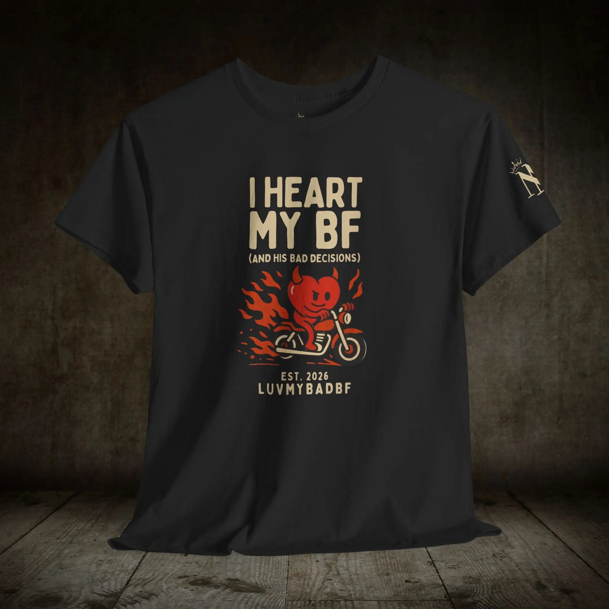 I Heart My BF | Mix & Match Cotton Unisex Fun-Flirty Lovers’ T-Shirts
