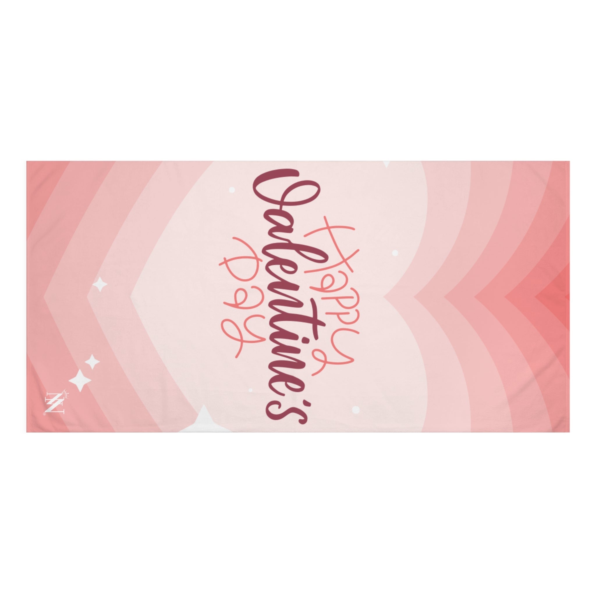 Happy Valentine’s Day Ombre Heart Fun Over Sized Sex Towel